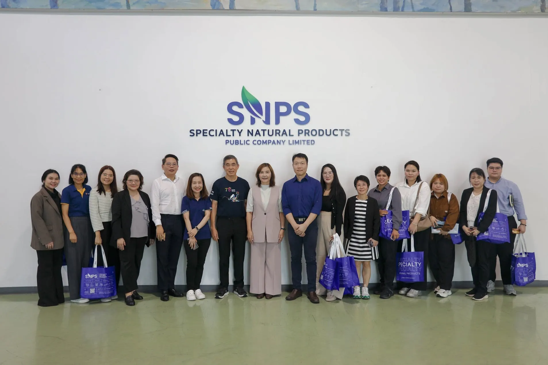 SNPS ขอขอบพระคุณ สำนักงานเทคโนโลยีและนวัตกรรมด้านชีววิทยาศาสตร์ ที่ให้เกียรติเข้าเยี่ยมชมและแลกเปลี่ยนมุมมองกับเราในวันนี้